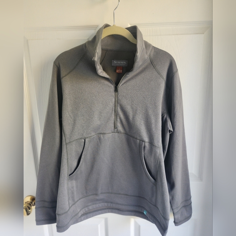 Simms Fishing Hoodie for ladies size large gray